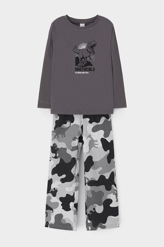 пижама  для мальчика  К 1600/железо,камуфляж с динозаврами