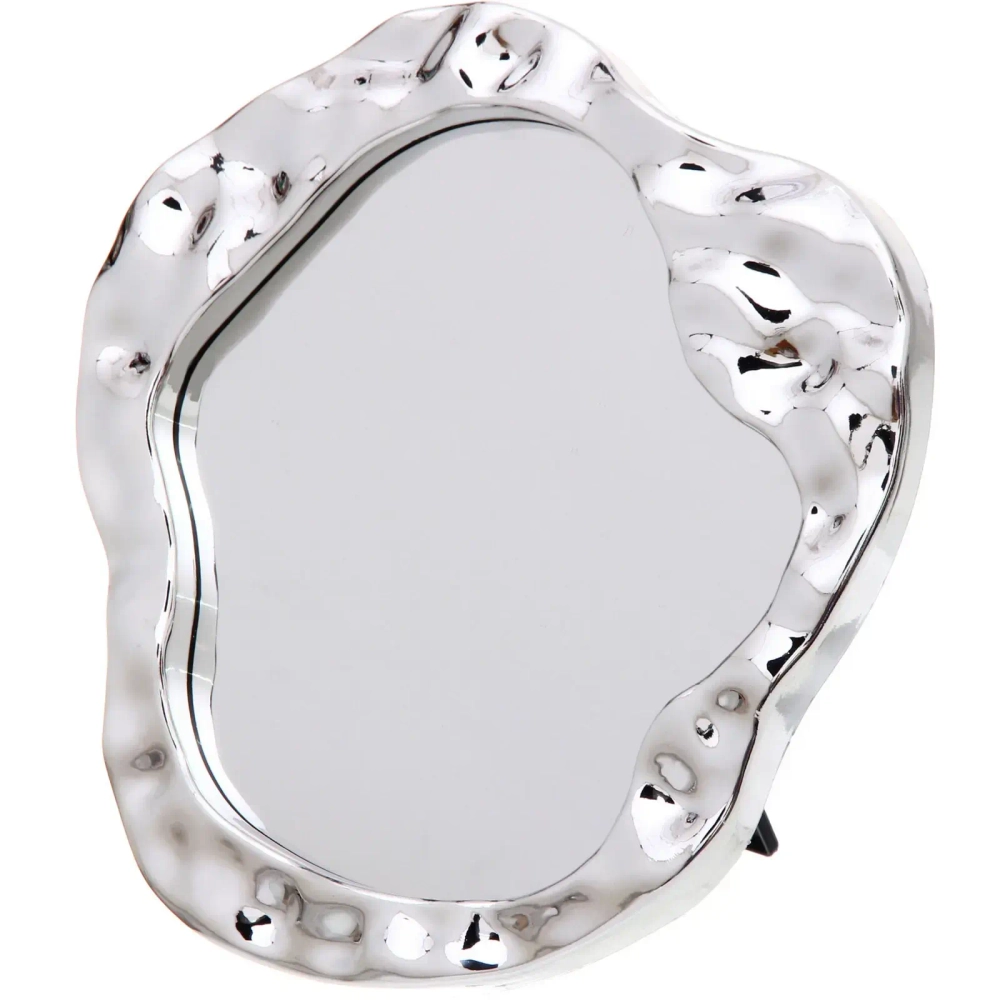 Зеркало настольное «ЭЛАНТРА», цвет хром, 21,5*20,5см