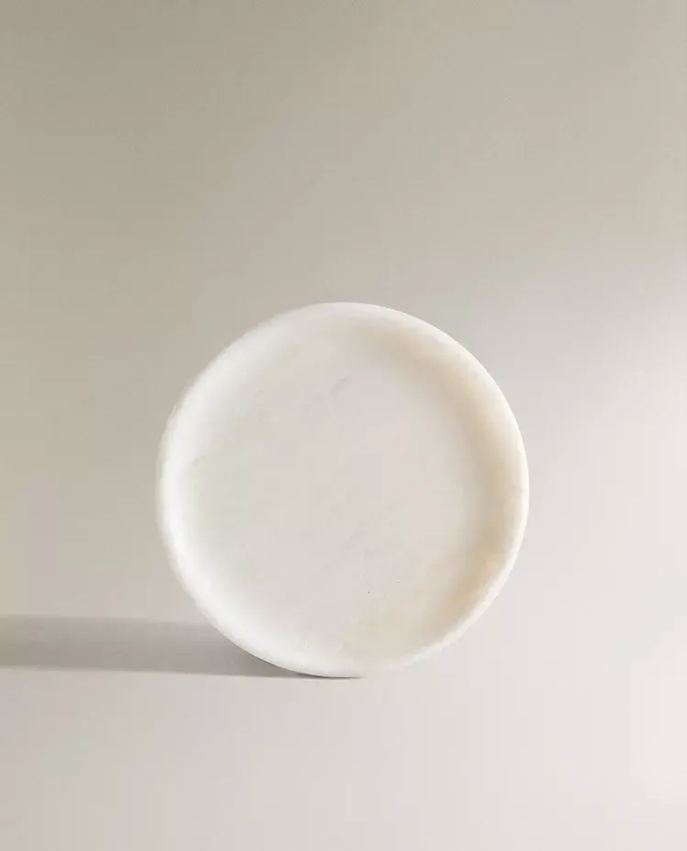 ZARA HOME МЫЛЬНИЦА ДЛЯ ВАННОЙ ИЗ МРАМОРА, БЕЛЫЙ