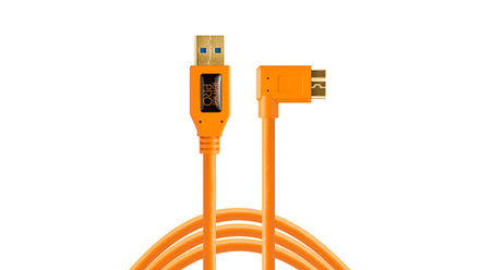 Кабель Tether Tools TetherPro USB 3.0 to Micro-B Right Angle 4.6m Orange [CU61RT15-ORG]