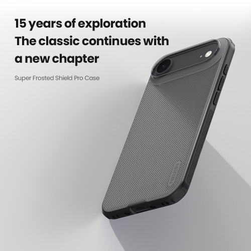 Противоударный чехол для iPhone Air, серия Super Frosted Shield Pro (Clear version) прозрачный тонированный от Nillkin