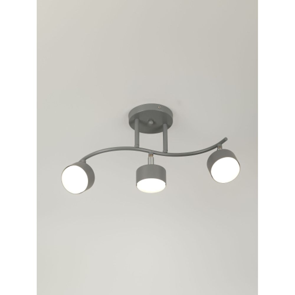 Светильник настенно-потолочный спот Rivoli   7077-703 3хGX53 15 Вт поворотный