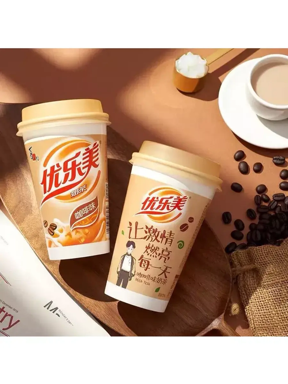 Молочный чай с кокосовым желе со вкусом Кофе 80 г * 4 шт