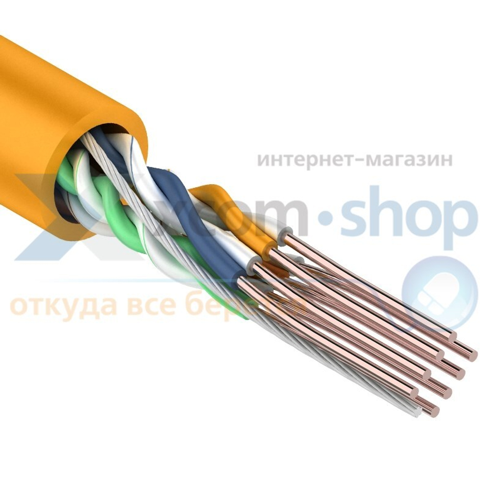 Кабель витая пара U/UTP 5e кат. 4 пары Rexant 01-0049