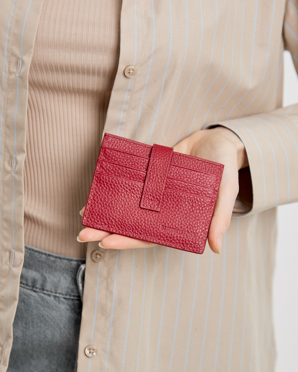 Картхолдер 595 03 бордовый