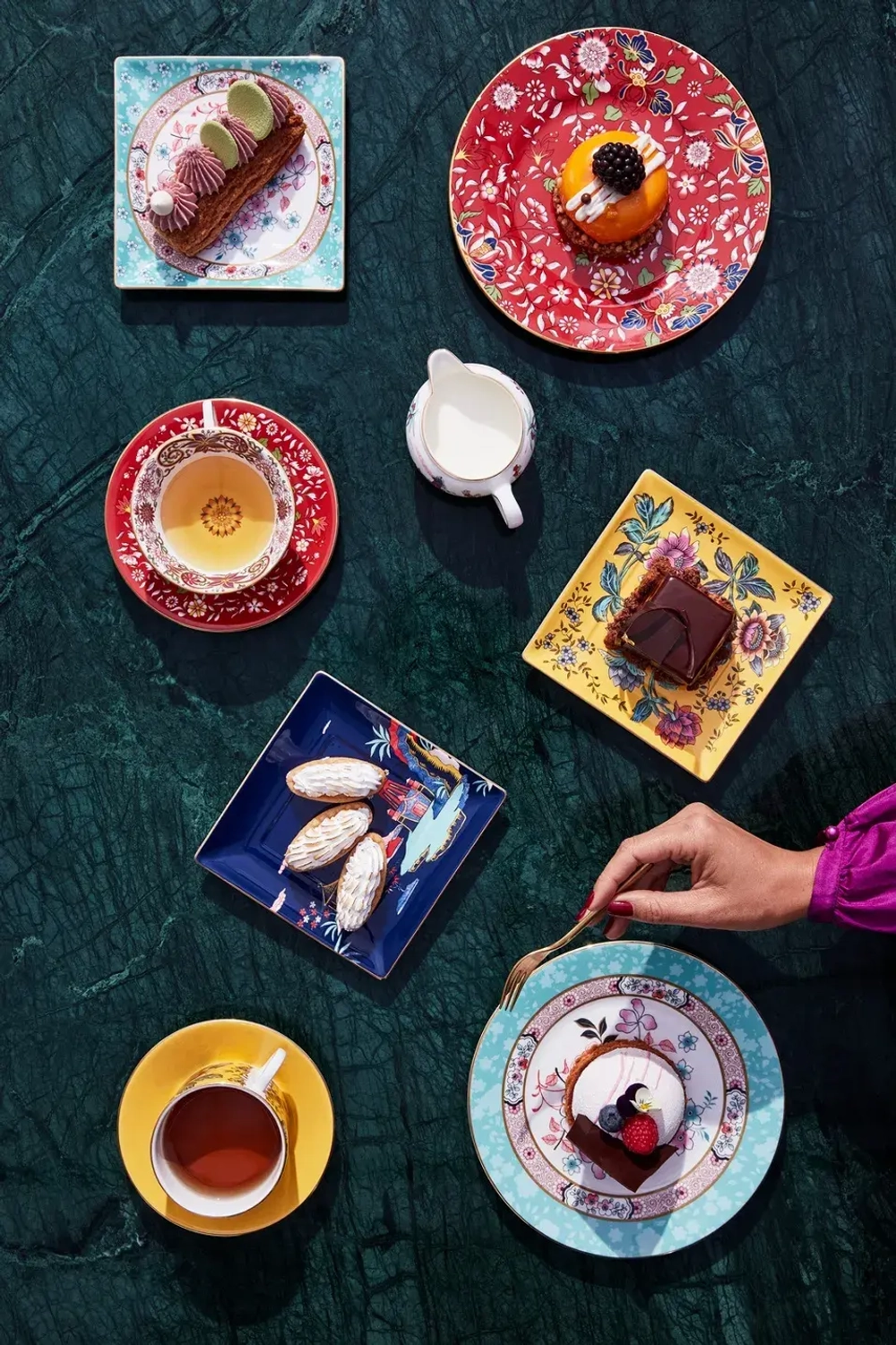 Wedgwood Набор из 4 тарелок для завтрака Wonderlust 20 см