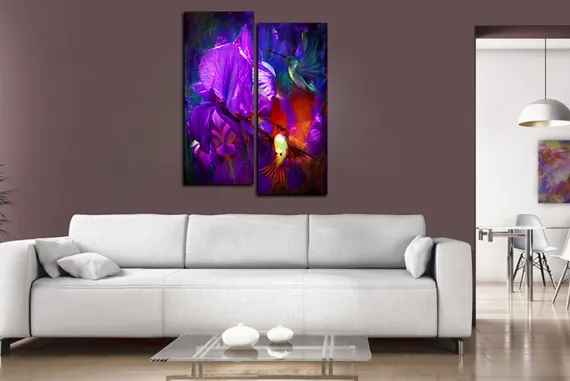 Модульная картина "Цифровая живопись"