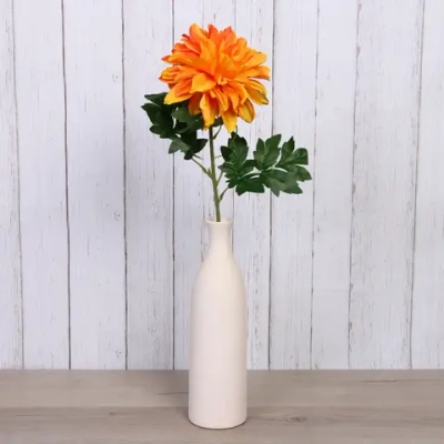 Цветок искусственный «Natur» 65см Георгин оранжевый