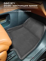 Автомобильные коврики ЭВА с бортами для GAC S7 I (25-н.в.)