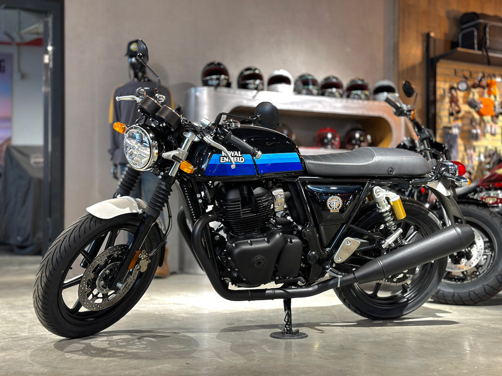 Royal Enfield Continental GT 650 Slipstream Blue (Black Alloy) 2024
