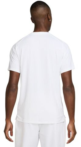 Мужская теннисная футболка Nike Court Advantage Dri-Fit Tennis Top - белый