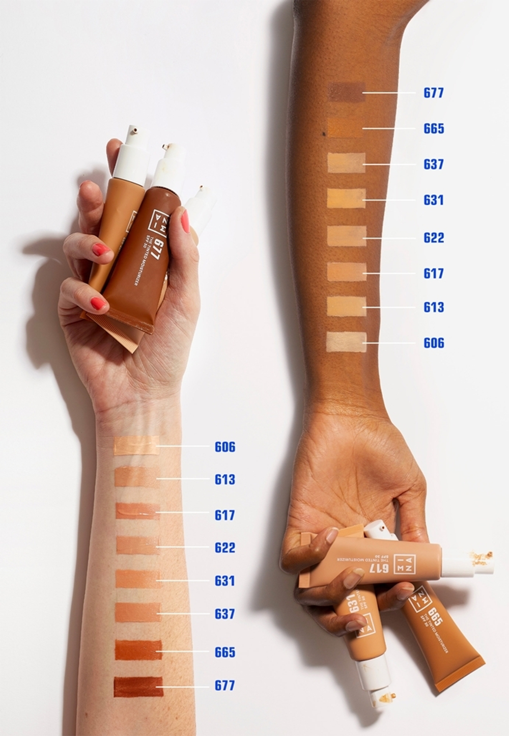 3INA The Tinted Moisturizer - Тонирующий увлажняющий крем SPF 30, 30 ml