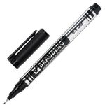 Маркер перманентный 0.5мм, Brauberg Jet, чёрный