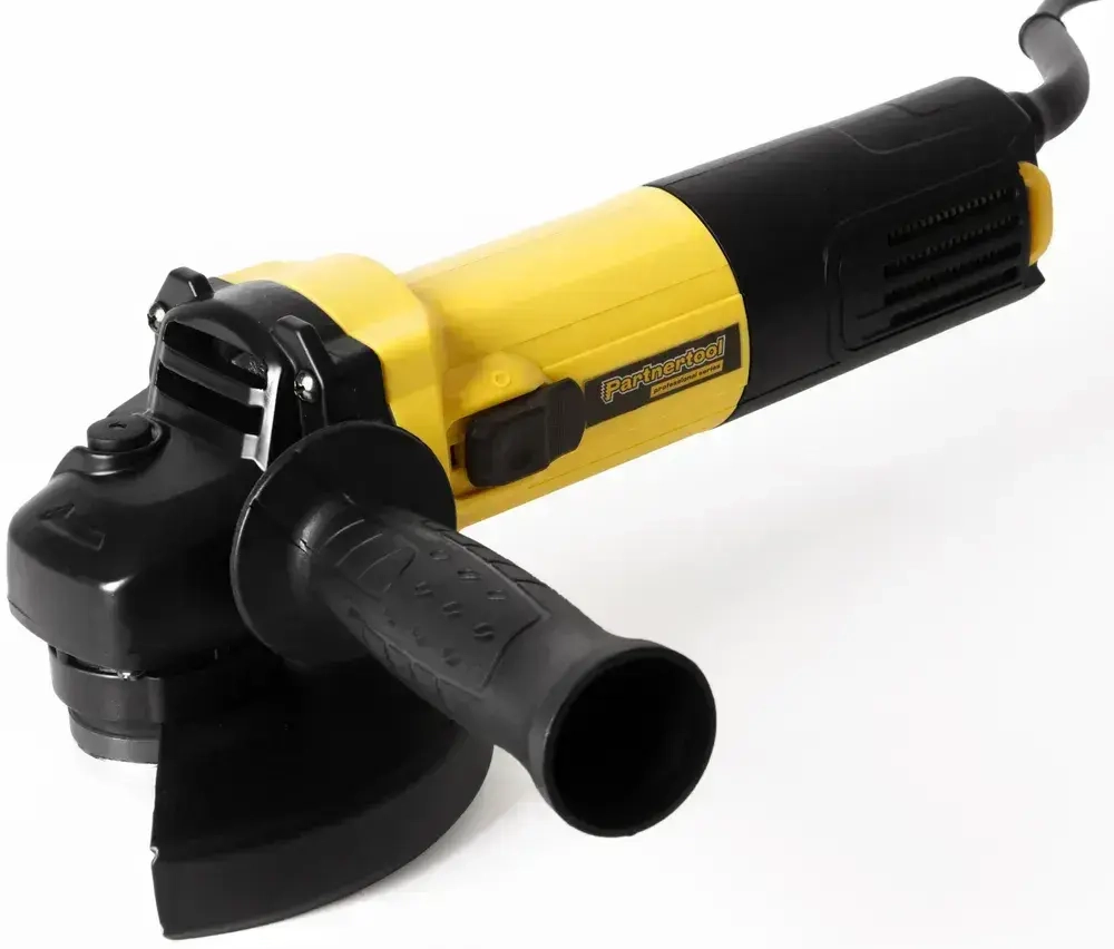 Болгарка (ушм - угловая шлифовальная машина)4м кабель БЫСТРОСЪЕМНЫЙ кожух c КОНСТАНТНОЙ РЕГУЛИРОВКОЙ оборотов 4000-11000об/мин PAG125-1100DEC Partnertool 1100Вт проф серия
