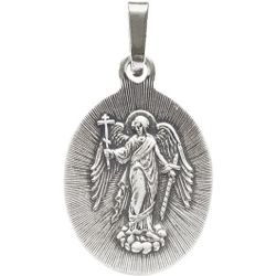 Святая Александра. Нательная икона посеребренная.Оборотная сторона.