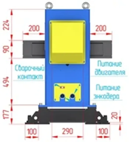 Роботизированный сварочный комплекс CRP-SWC-14(20)-WT-WB1K