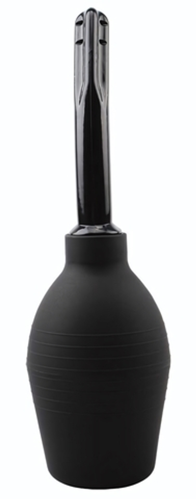 Черный интимный душ-спринцовка Booty Cleanse (Цвет: черный)