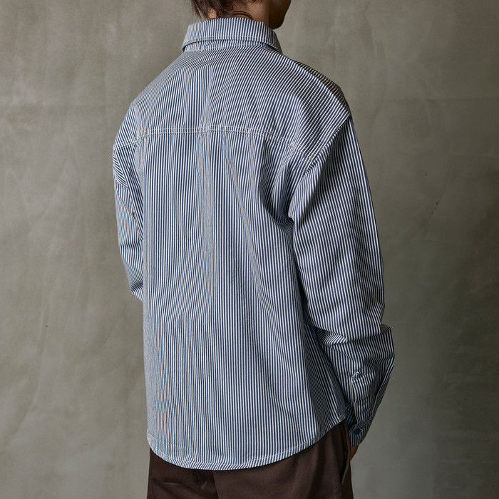 Рубашка мужская Dickies Hickory Long Sleeve Work Shirt 