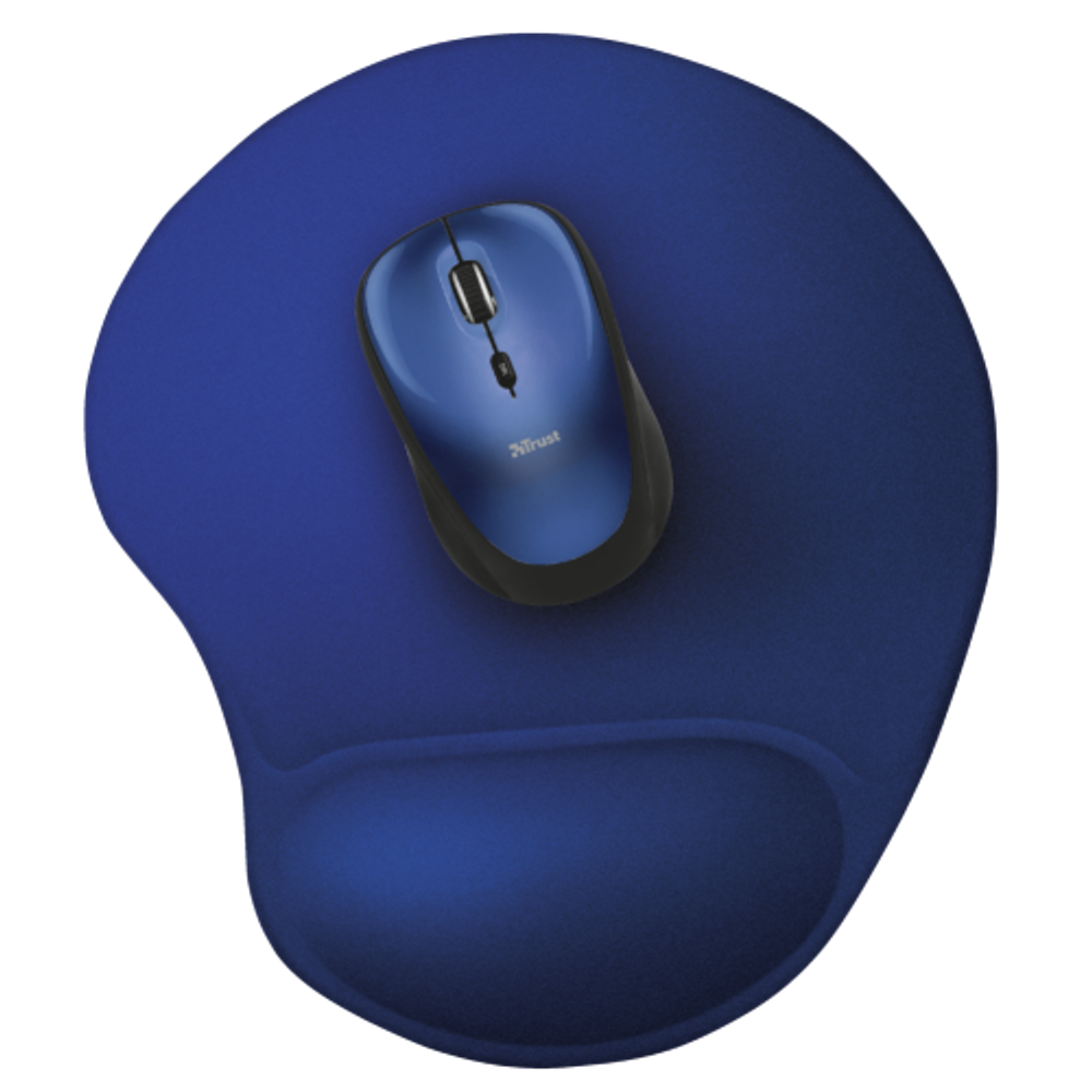 Коврик для мыши Trust 20426 с подушкой для запястья синий BigFoot | Мыши