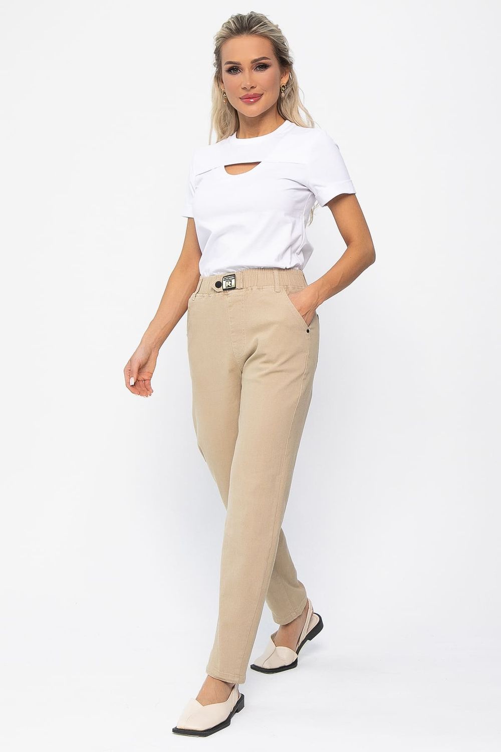 Джинсы Южный берег (песочные) Б13645-4М LT Collection