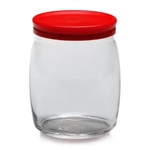 Банка CESNI 940 мл с красной пласт.крышкой