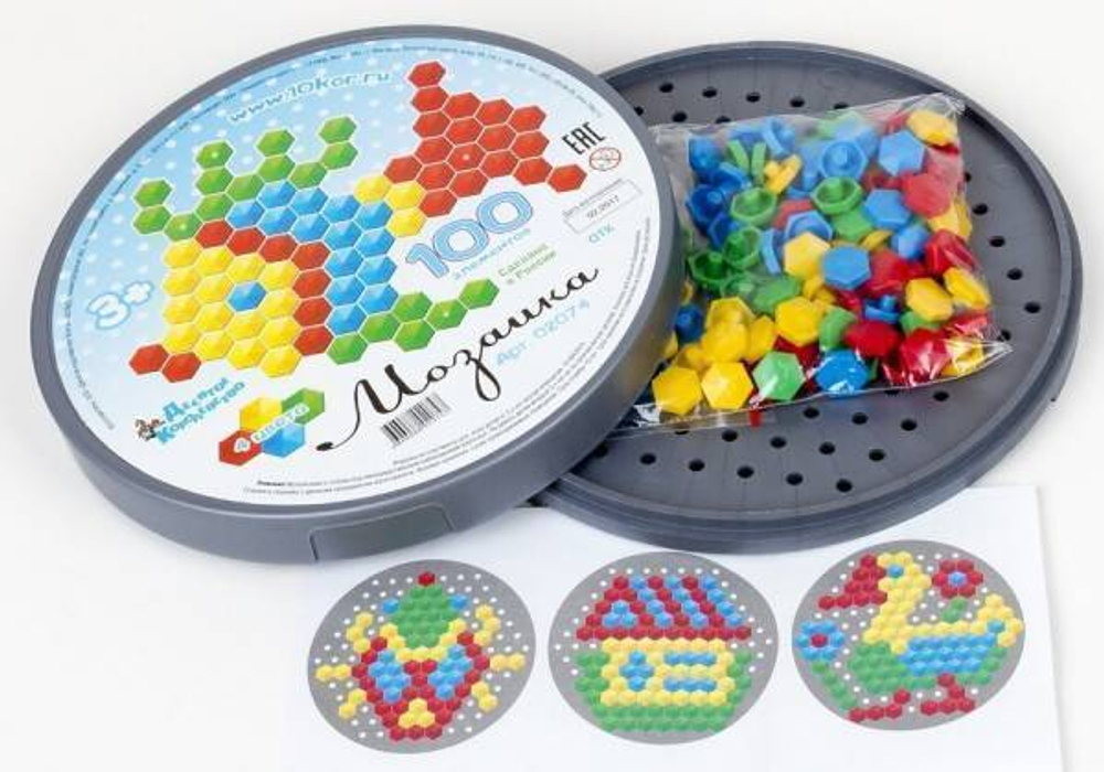 Мозаика шестигранная 100 эл