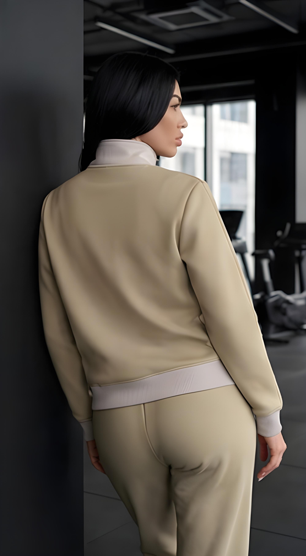 Анорак контрастный "ЯМАЛ" (молочный)