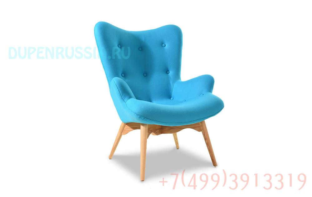 Кресло DC917 blue-голубое