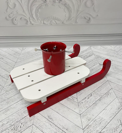 Подставка для натуральных елок Санки деревянные 54,5х31х24 см., Christmas DeLuxe (89822)