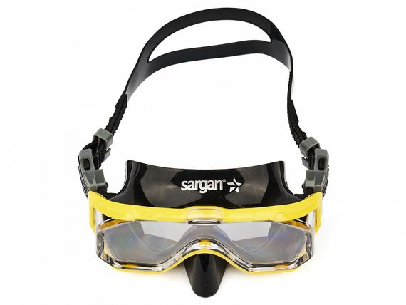 Маска Sargan Панорама черный/желтый