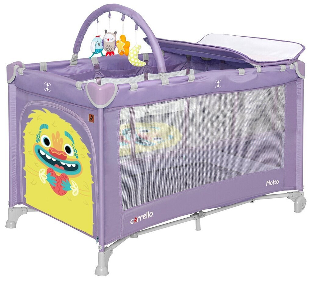 Детский манеж-кровать CARRELLO Molto CRL-11604, orchid purple