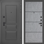 Дверь Входная Металлическая Лабиринт ОРЛЕАН 25 Бетон светлый