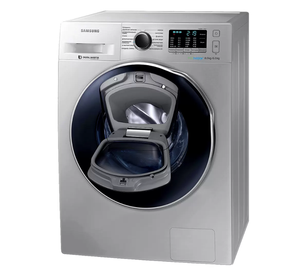 Стиральная машина с сушкой Samsung WD80K5410OS (h)