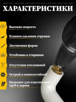 Сверло для полипропиленовых труб, ppr подъемные сверла 20/25/32, набор из 3 шт, Liankoli