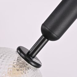 Подвесной светильник RAFFIN Black/Transparent