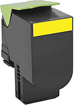 Lexmark 80C0S40 тонерный картридж Подлинный Желтый 1 шт