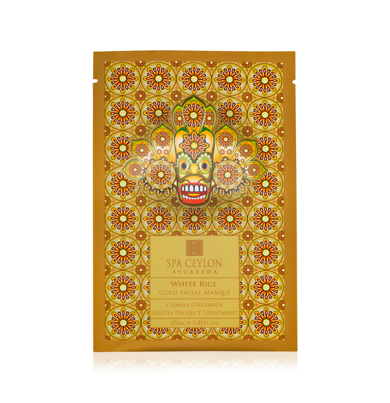 Золотая маска для лица "БЕЛЫЙ РИС" (25мл)
