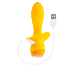Анальный вибратор Mellow Yellow