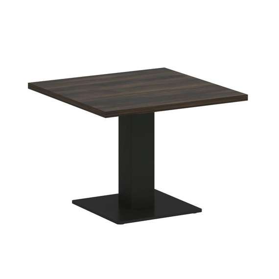 Yalta Стол журнальный квадратный LT.SJ-2 Дуб Мали/Металл Черный 600*600*450