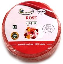 Мыло Karmeshu Роза ручной работы с натуральной мочалкой 75 гр