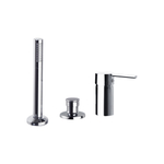 Смеситель на борт ванны без излива с душевым комплектом DRAKO 333302SCAM