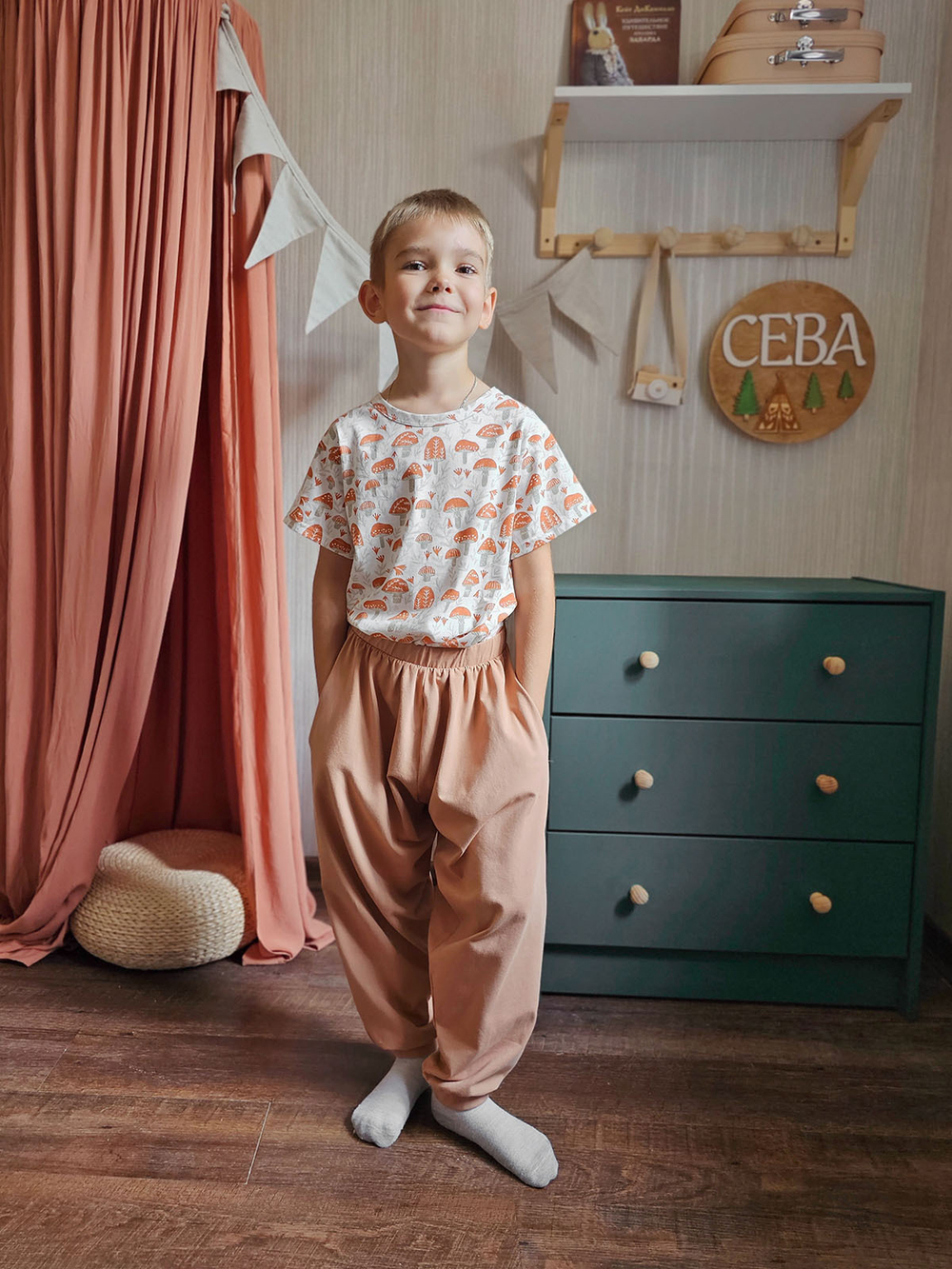 Брюки оверсайз Mjölk Camel