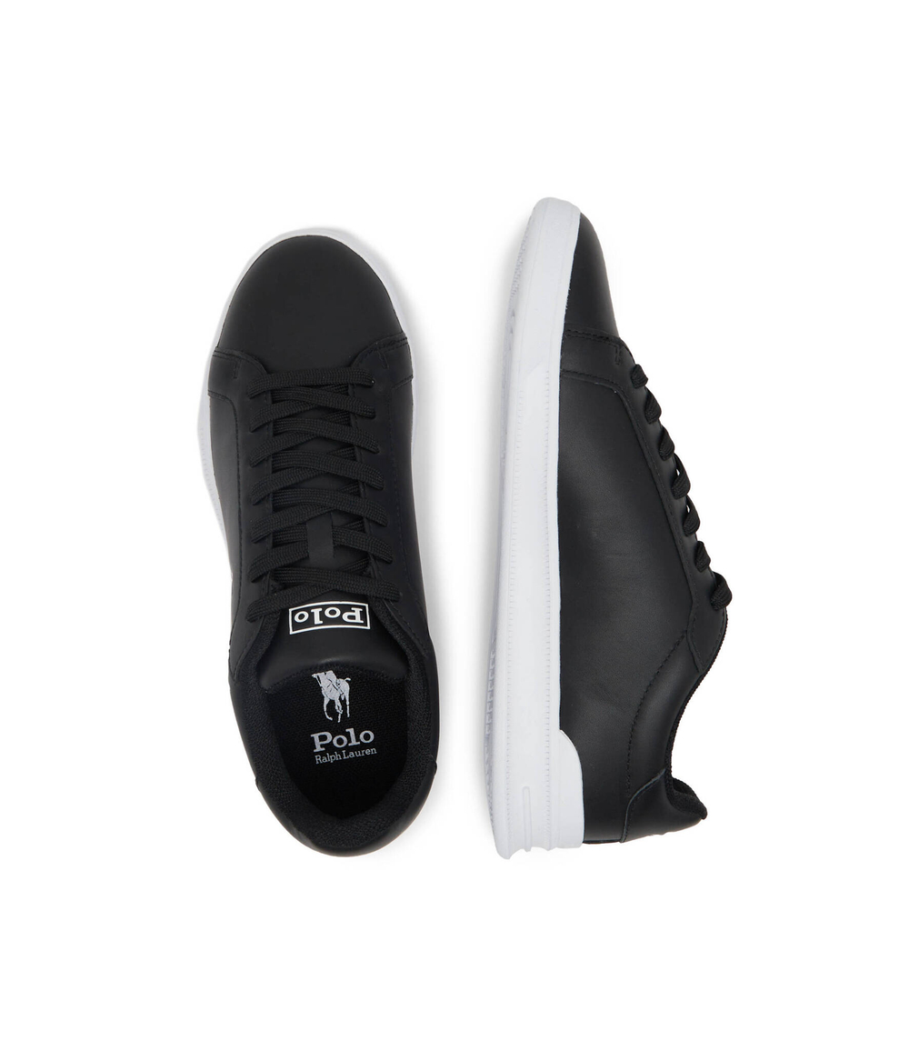 Кожаные кроссовки POLO RALPH LAUREN - черный(809845109)