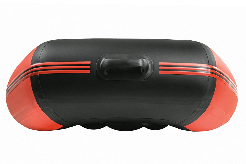 YACHTMAN-260 МНД НАДУВНОЕ ДНО (Яхтман) красный-черный (лодка ПВХ с усилением)