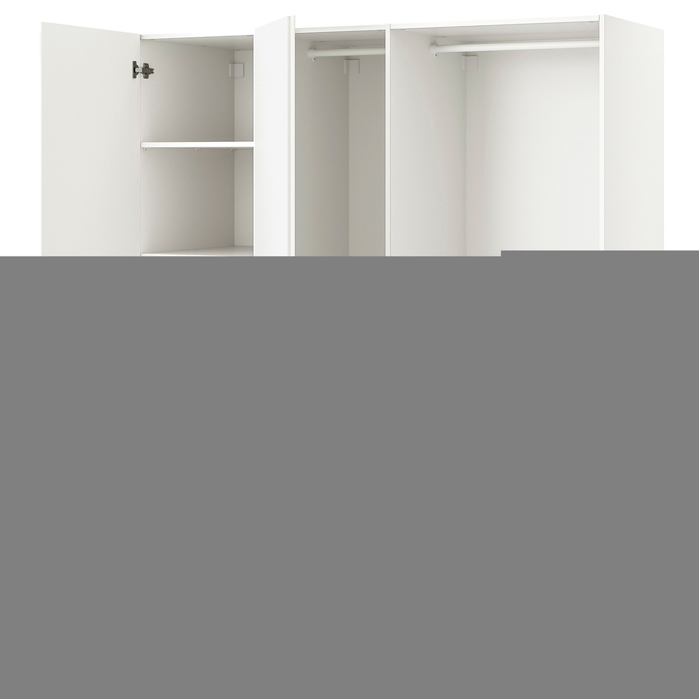 Распашной шкаф PAX VIKANES IKEA (белый)  220*50*220