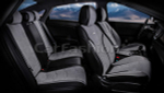 Чехлы на сидения CarFashion каркас 5D«START PLUS» 22137-Экокожа черный/черный/т.серый