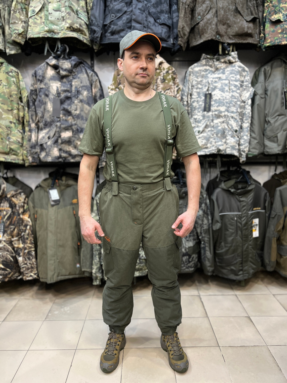 Демисезонный костюм Фаворит Исландия Вожак -10, утеплённый, олива