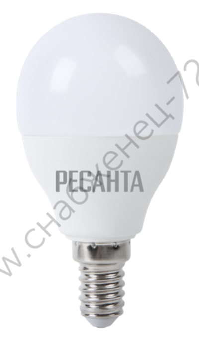 Лампа светодиодная РЕСАНТА LL-R-G45-7W-230-3K-E14