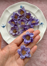 Подвеска "Цветок фиолетовый"