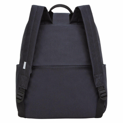 Рюкзак GRIZZLY школьный, укрепленная спинка, 2 отделения, для девочек, CLASSIC BLACK, 39х33х14 см, RXL-325-1/3